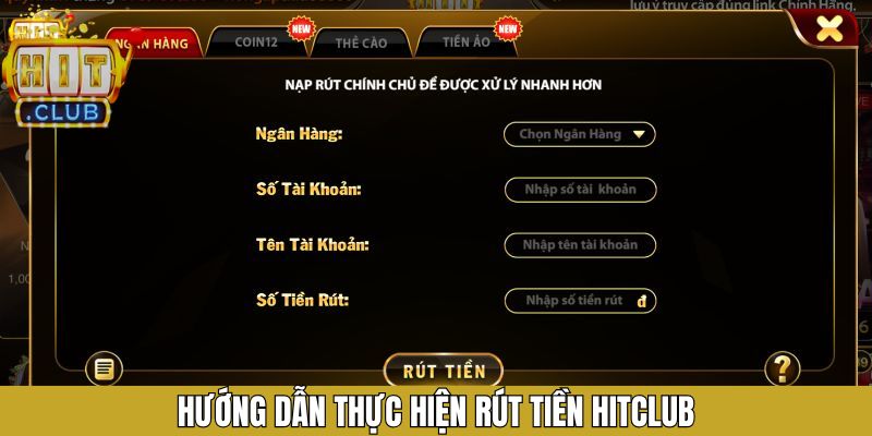 Quy trình thực hiện giao dịch rút tại thương hiệu 